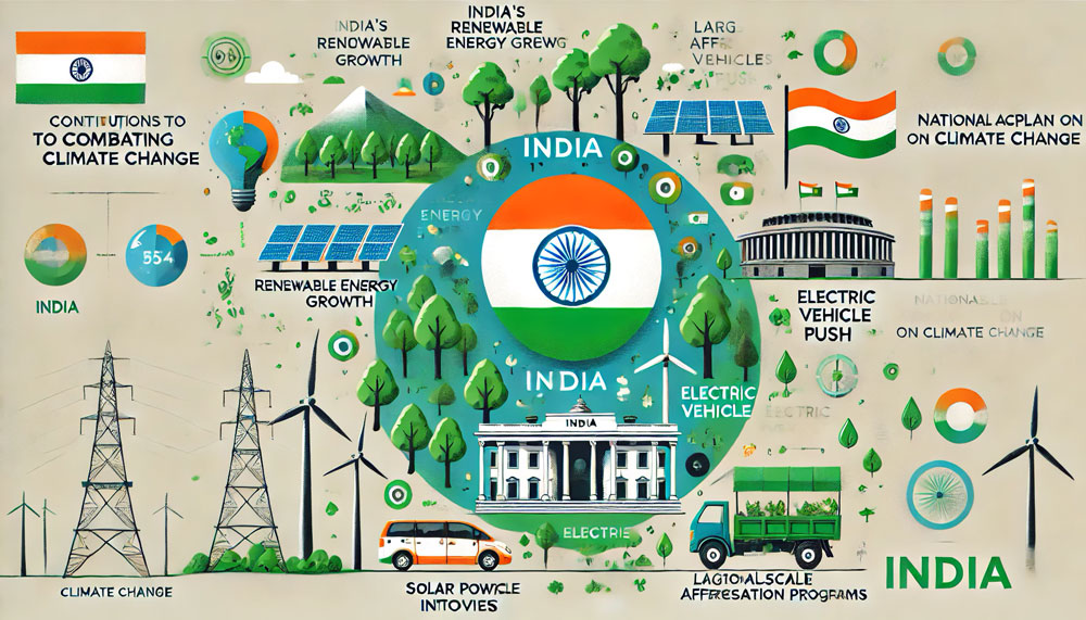 How can india contribute to world climate changes