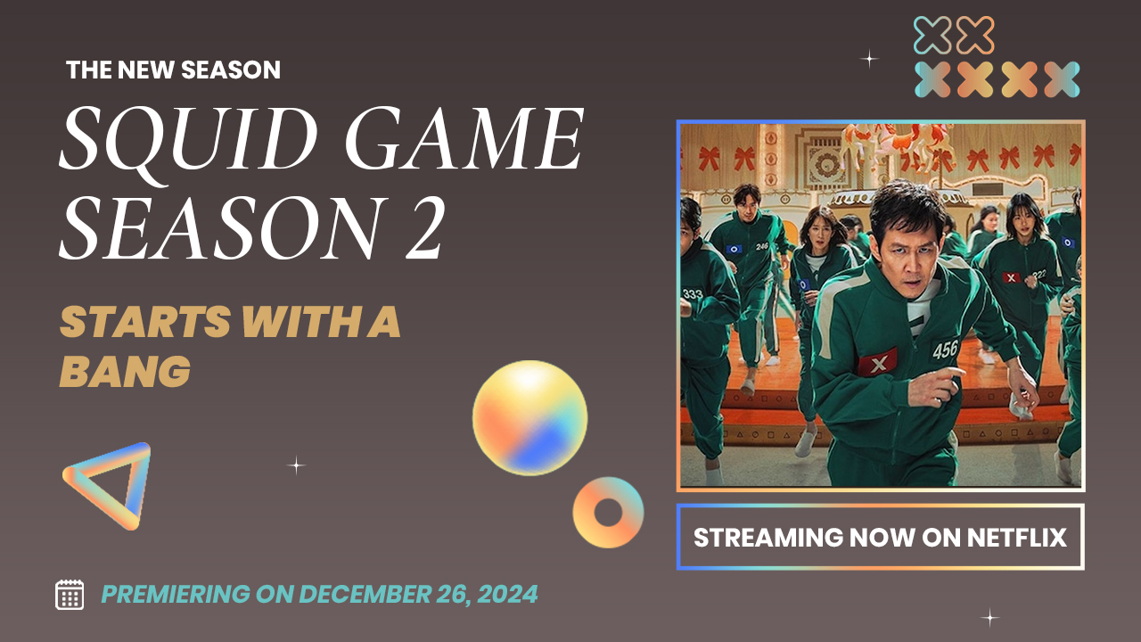 Squid Game Season 2, premiering on December 26, 2024