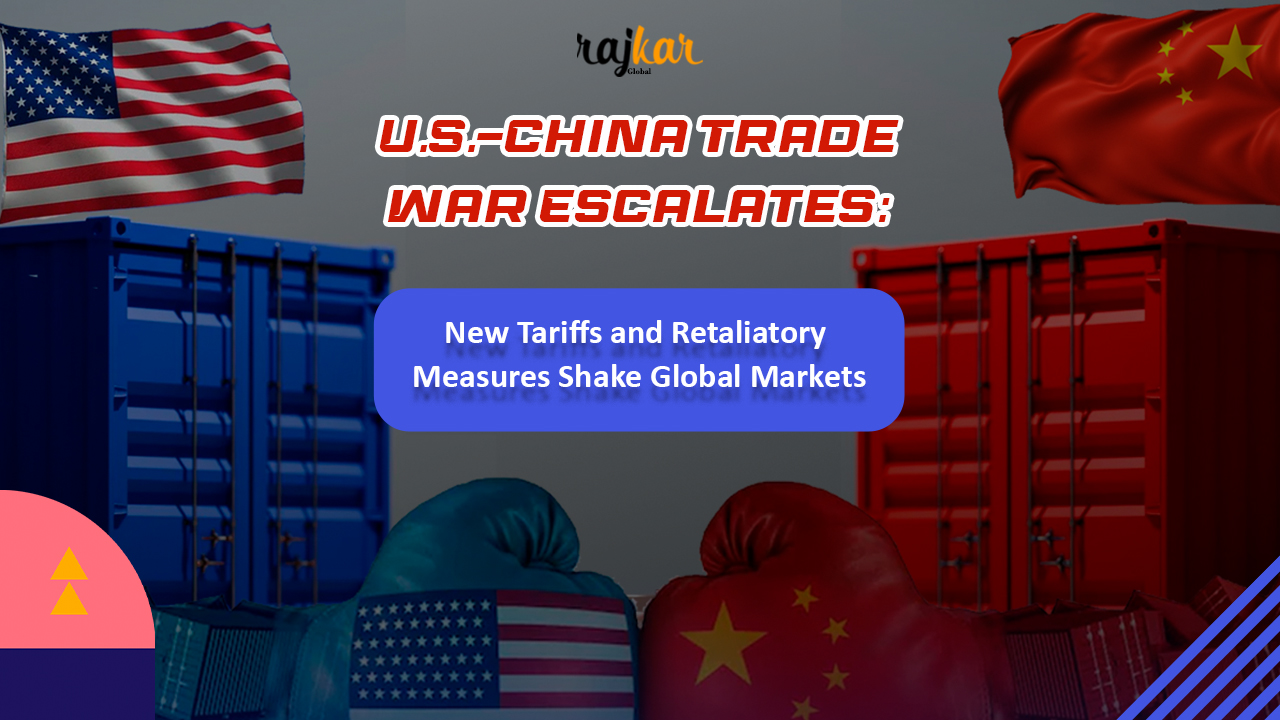 The United States and China have escalated their trade tensions with new tariffs and retaliatory measures.